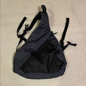 NWOT Standard Cloth Dark Gray Sling Backpack